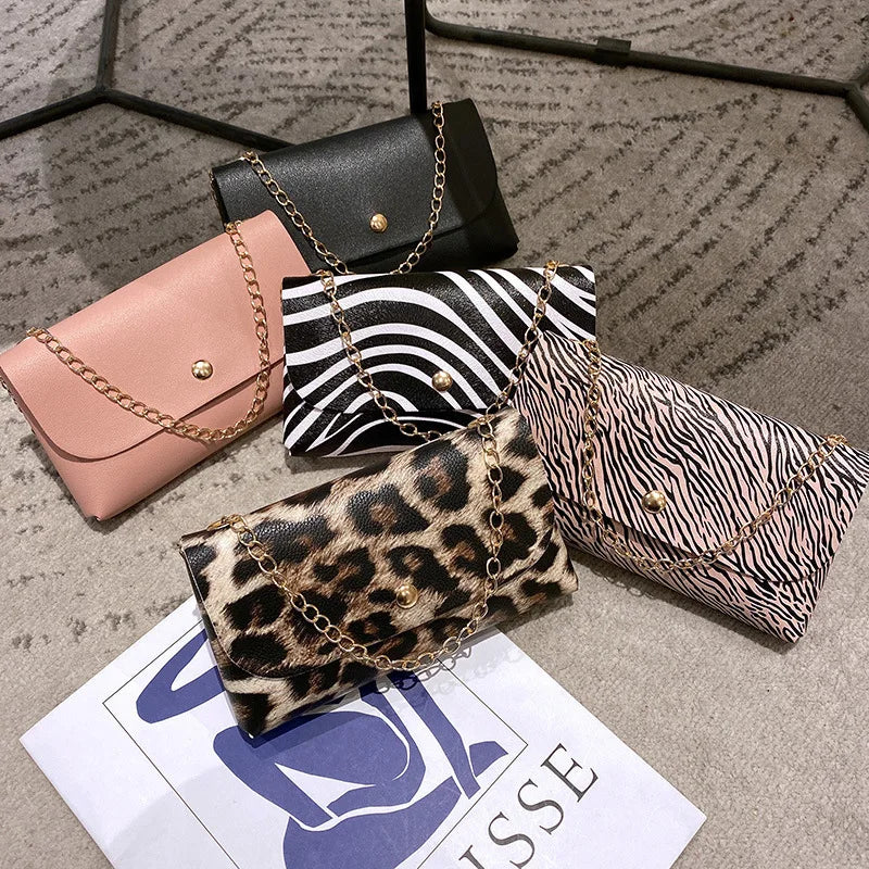 Leopard Waist Bag Crossbody Bag Pu Leather Fanny Pack Lady Bum Bag