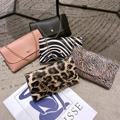 Leopard Waist Bag Crossbody Bag Pu Leather Fanny Pack Lady Bum Bag