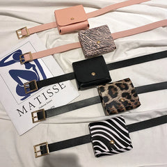 Women Waist Bag Belt Fanny Pack Buckle Chest Bags