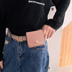 Women Waist Bag Belt Fanny Pack Buckle Chest Bags
