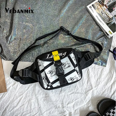 Functional Money Phone Belt Bag Hip Hop Streetwear Chest Bags