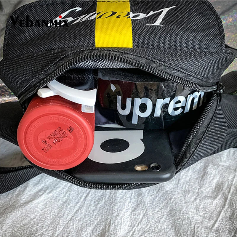 Functional Money Phone Belt Bag Hip Hop Streetwear Chest Bags
