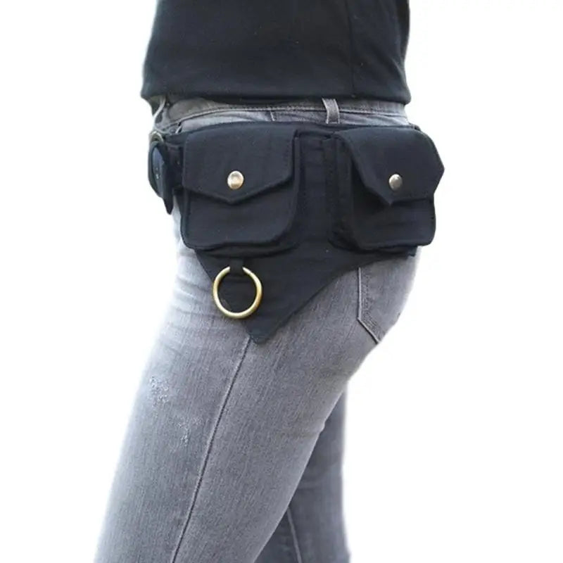 Women Waist Bag Outdoor Travelling Hip-Hop Belt Style Bag