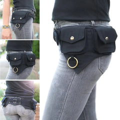 Women Waist Bag Outdoor Travelling Hip-Hop Belt Style Bag