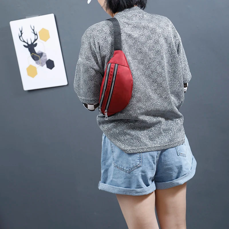 Women Waist Bag Fanny Pack Chest Bags Hip Bum Bag Ladies Travel Belt Bag