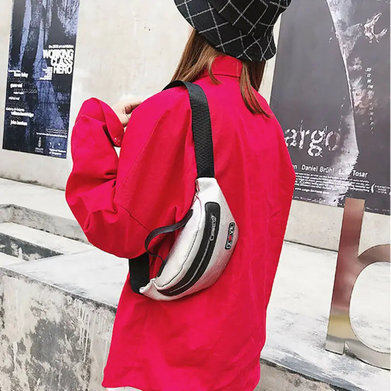 Women Waist Bag Fanny Pack Pouch Sport Belt Hip Chest Crossbody Shoulder