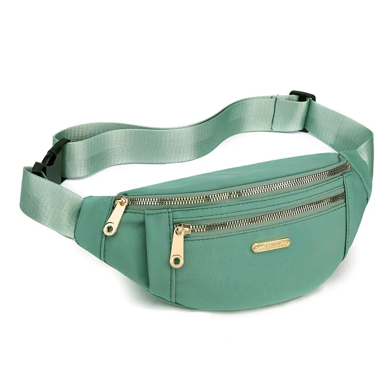 Women Waist Bag Fanny Pack Zipper Chest Bag Female