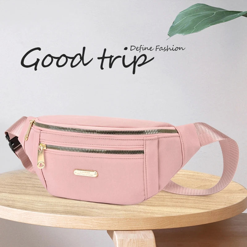 Women Waist Bag Fanny Pack Female Banana Bag