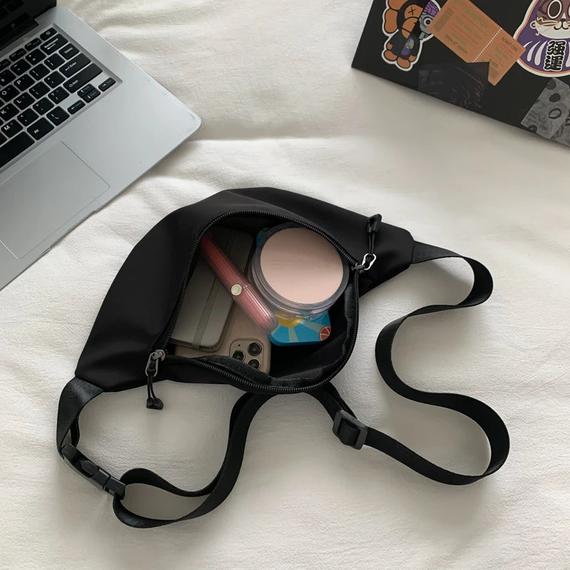 Women Waist Bag Fanny Pack Chest Bag Zipper Money Pouch
