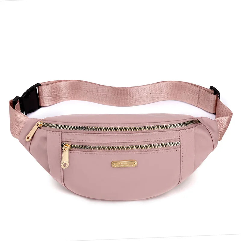 Women Waist Bag Fanny Pack Zipper Chest Bag Female