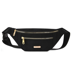 Women Waist Bag Fanny Pack Zipper Chest Bag Female Banana Bag