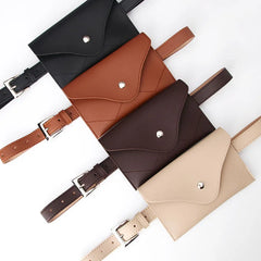 Women Waist Bag High Mobile Phone Bag Solid Shoulder Bag