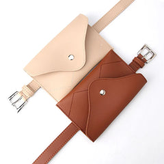 Women Waist Bag High Mobile Phone Bag Solid Shoulder Bag