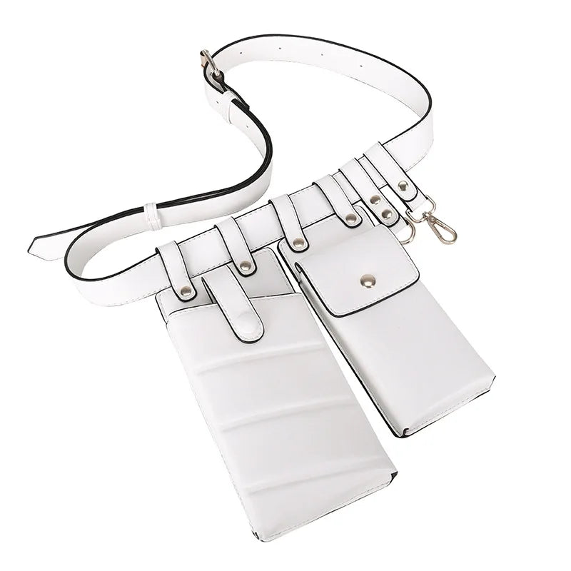 Leather Waist Belt Bag Crossbody Chest Bags Girl Fanny Pack