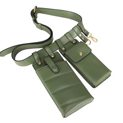Leather Waist Belt Bag Crossbody Chest Bags Girl Fanny Pack