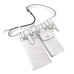 Leather Waist Belt Bag Crossbody Chest Bags Girl Fanny Pack