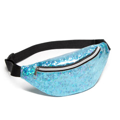 Sequins Waist Bag Fanny Pack Shoulder Waist Pack Bum Bag for Party Travel