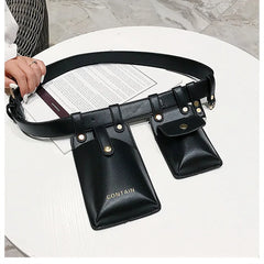 Women Waist Bag High Fanny Pack Girl Chest Phone Pouch Female Belt Bag