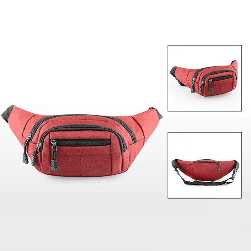 Waist Bag Hip Belly Bum Chest Belt Fanny Pack Pouch Purse Kidney Row