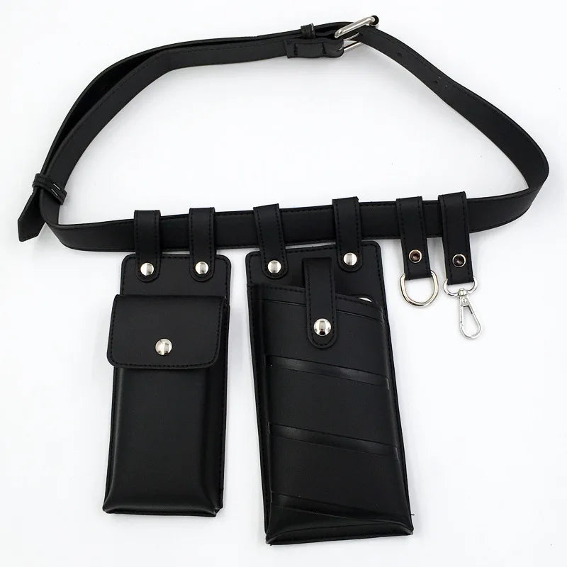 Women Waist Bag Hip Hop Leather Belt Bags Tactical Crossbody Chest Bag