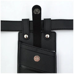 Women Waist Bag Hip Hop Leather Belt Bags Tactical Crossbody Chest Bag