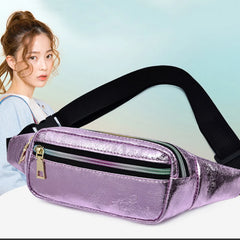 Leather Fanny Pack Waist Bag Waterproof Belt Bags YB060