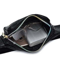 Leather Fanny Pack Waist Bag Waterproof Belt Bags YB060