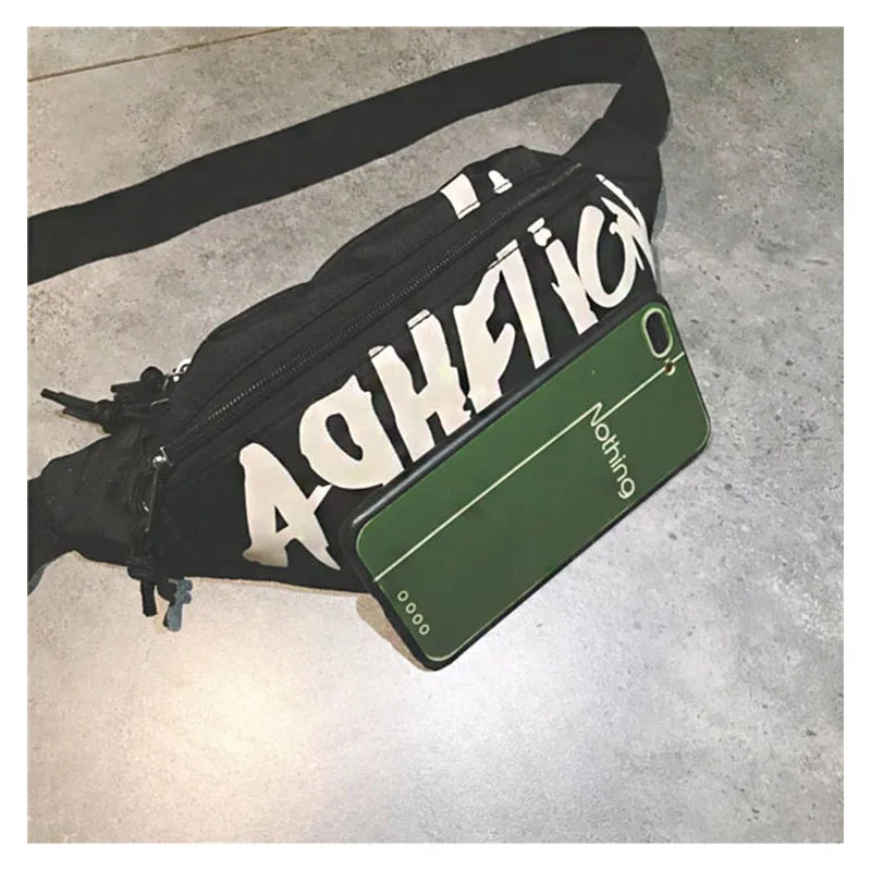 Women Waist Bag Casual Chest Bag Nylon Travel Shoulder Bags Fanny Pack