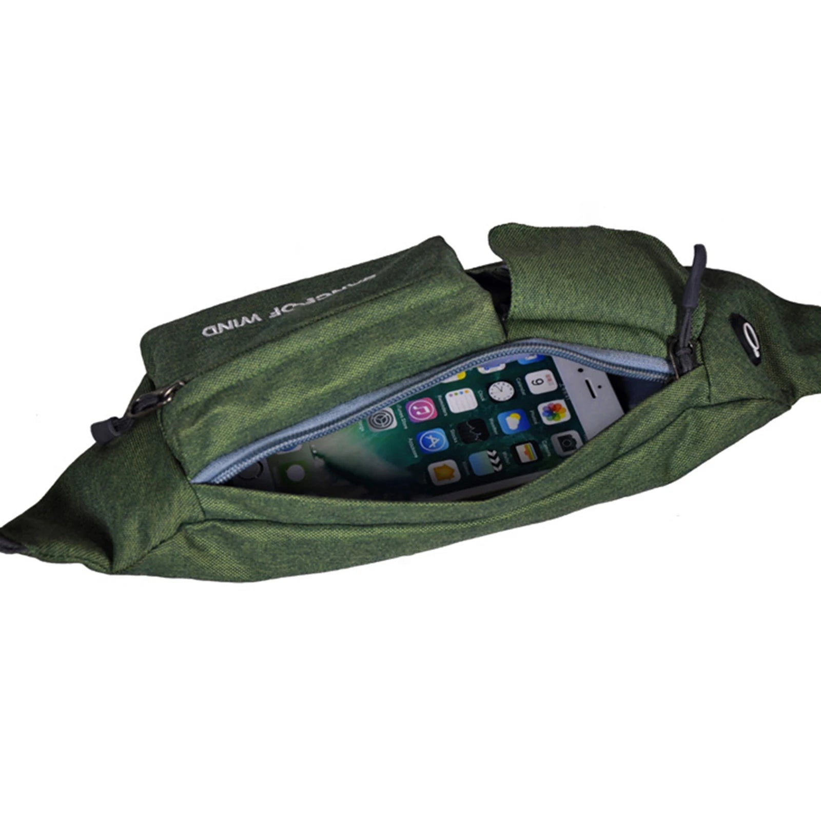 Unisex Waist Bag Solid Chest Pack Outdoor Running Fitness Bum Purse