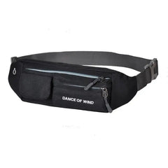 Unisex Waist Bag Solid Chest Pack Outdoor Running Fitness Bum Purse
