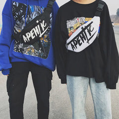 Canvas Waist Bag Chest Pack Belt Fanny Pack