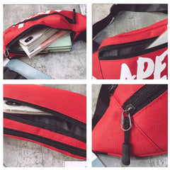 Canvas Waist Bag Chest Pack Belt Fanny Pack