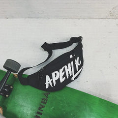High Capacity Canvas Waist Bag Unisex Chest pack Hip Bags Fanny pack