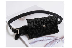 Leopard Fanny Pack Waist Bag Vintage Style Travel Waist Pack Mobile Pouch