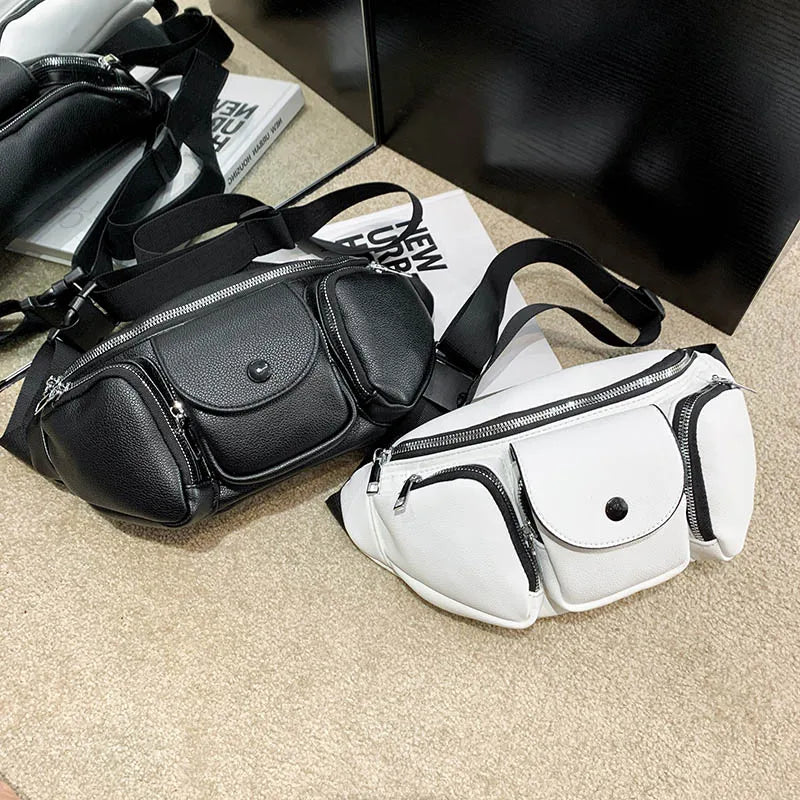 Women Waist Bag Fanny Pack Multifunction Crossbody Shoulder Hip Hop Chest Bag