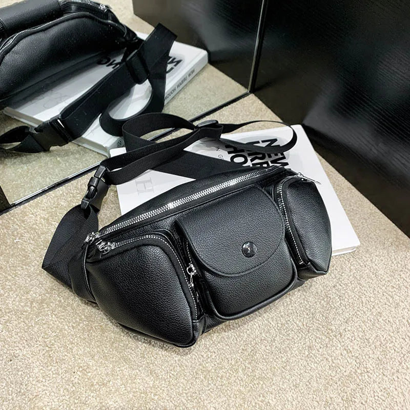 Women Waist Bag Fanny Pack Multifunction Crossbody Shoulder Hip Hop Chest Bag