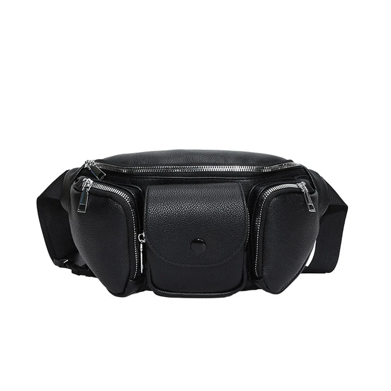 Women Waist Bag Fanny Pack Multifunction Crossbody Shoulder Hip Hop Chest Bag