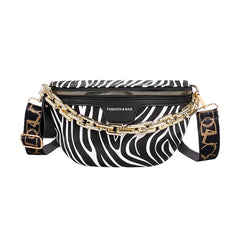Leopard Pattern Waist Bag Outdoor Women Crossbody Fanny Pack