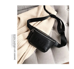 Women Waist Pack Bags Fanny Pack Belt Small Vintage PU Chest Bags