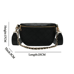 Women Waist Pack Belt Bag Travel PU Bum Bag Purse Chest Pouch Gift