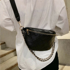 Women Waist Pack Belt Bag Travel PU Bum Bag Purse Chest Pouch Gift