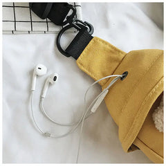 Canvas Waist Bag Chest Crossbody Bag for Hiking Lady