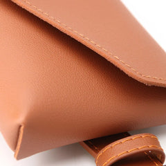 Women Envelope Waist Pack Mini Belt Bag PU Shoulder Bags