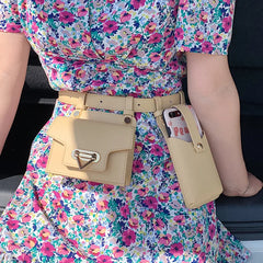 Leather Waist Pack Fanny Pack Women Belt Bag Crossbody Bags Casual Chest Pack