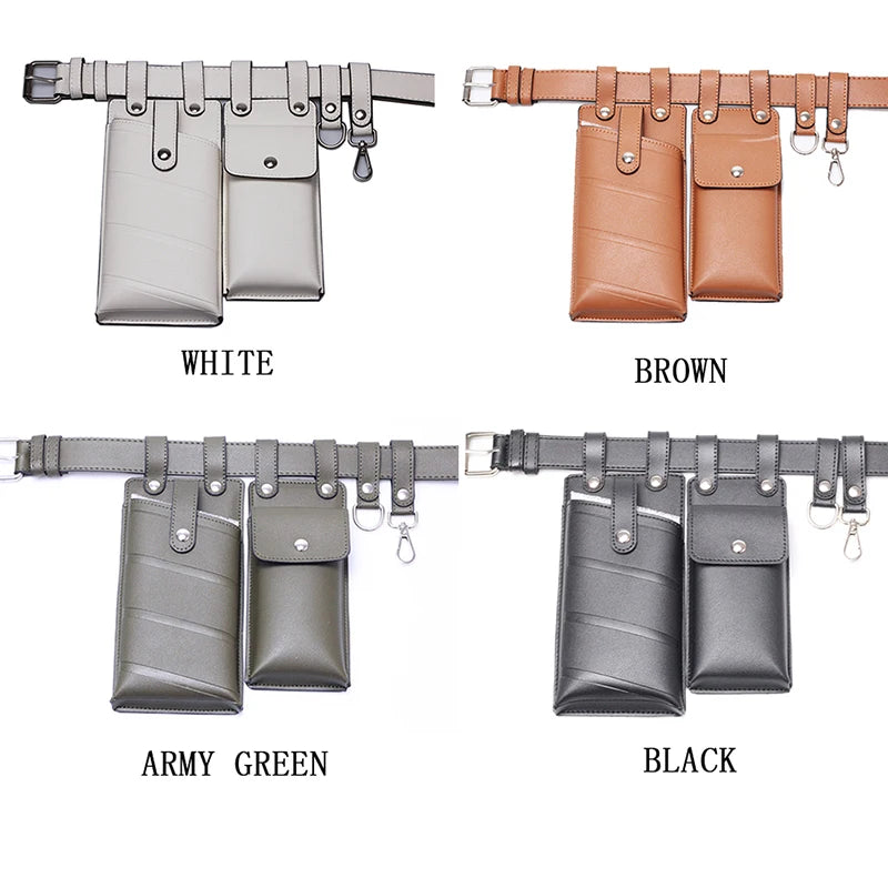 Leather Fanny Pack Women Belt Bag Crossbody Bags for Women