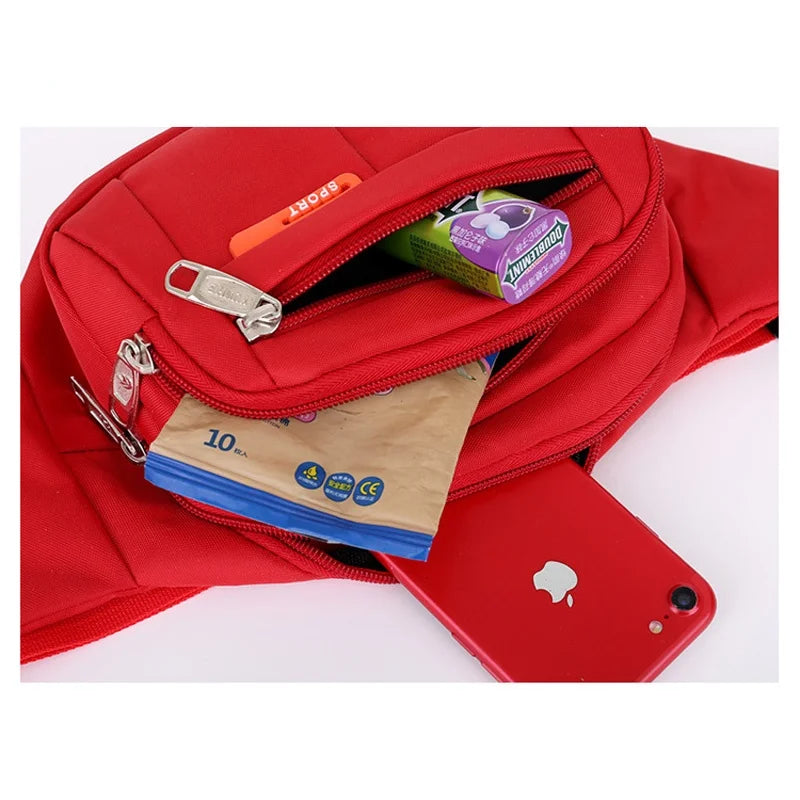 Waist Packs Fanny Bag Multi-Function Hip Bum Chest Belly Back Bags