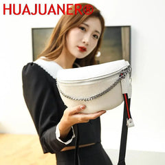 Leather Waist Pack Fanny Belt Bag Shoulder Crossbody Pouch