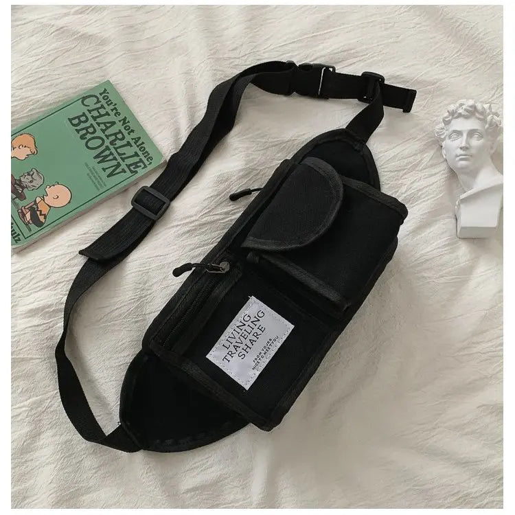 Women Waist Packs Multi-pocket Crossbody Pouch Unisex