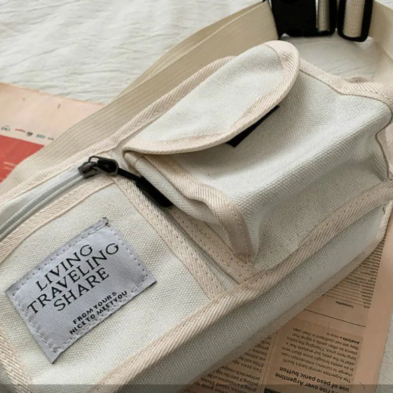 Women Waist Packs Multi-pocket Crossbody Pouch Unisex