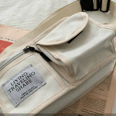 Women Waist Packs Multi-pocket Crossbody Pouch Unisex